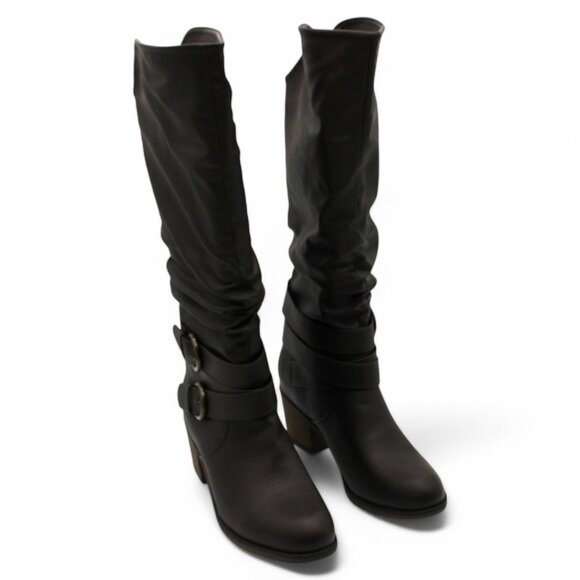 Journee Collection Women's Wide Calf Late Boots - Picture 1 of 7